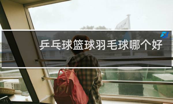 乒乓球篮球羽毛球哪个好练些图片