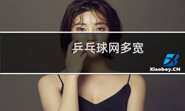 乒乓球网多宽图片