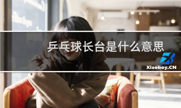 乒乓球长台是什么意思图片