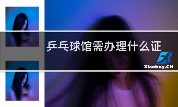 乒乓球馆需办理什么证图片