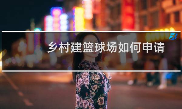 乡村建篮球场如何申请图片