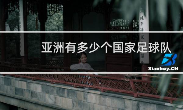 亚洲有多少个国家足球队图片