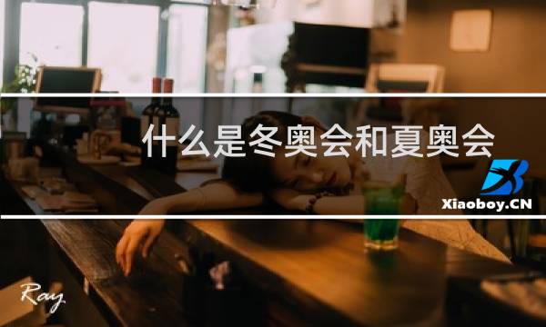 什么是冬奥会和夏奥会图片