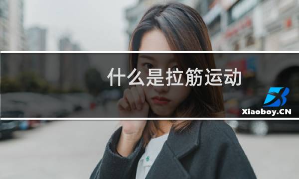 什么是拉筋运动图片