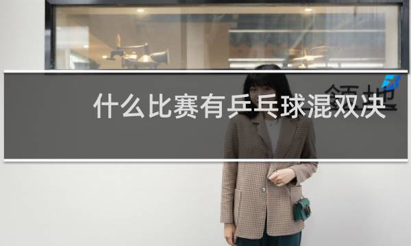 什么比赛有乒乓球混双决图片