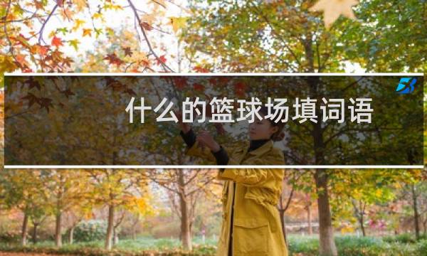 什么的篮球场填词语图片