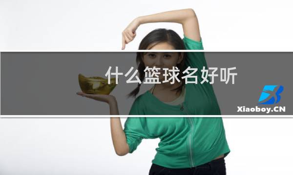 什么篮球名好听图片