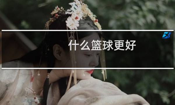 什么篮球更好图片