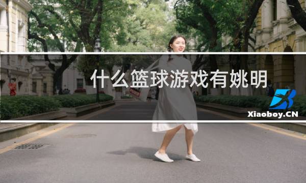 什么篮球游戏有姚明图片