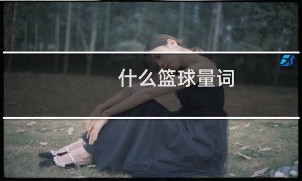 什么篮球量词图片