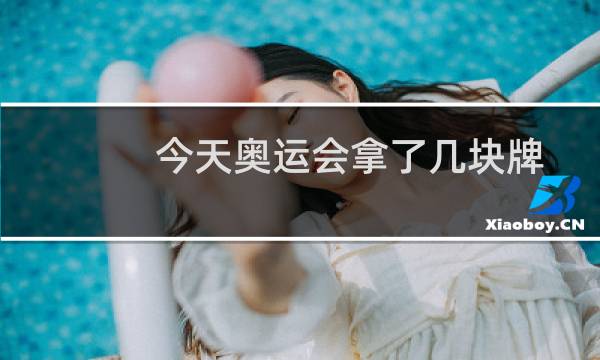今天奥运会拿了几块牌图片