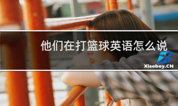 他们在打篮球英语怎么说图片