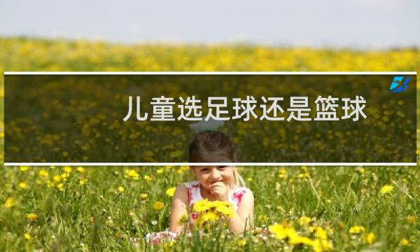 儿童选足球还是篮球图片