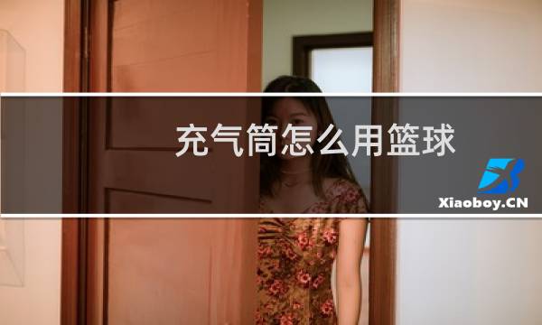 充气筒怎么用篮球图片