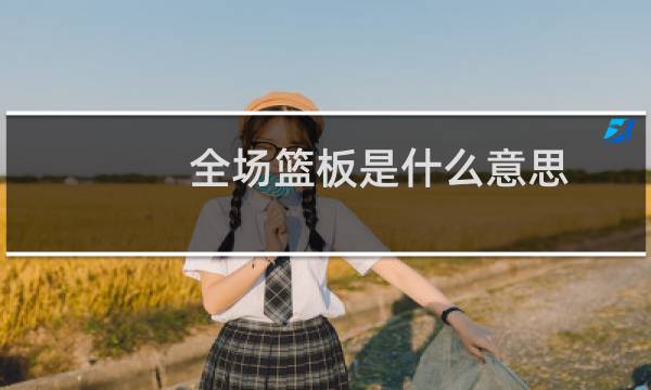全场篮板是什么意思图片