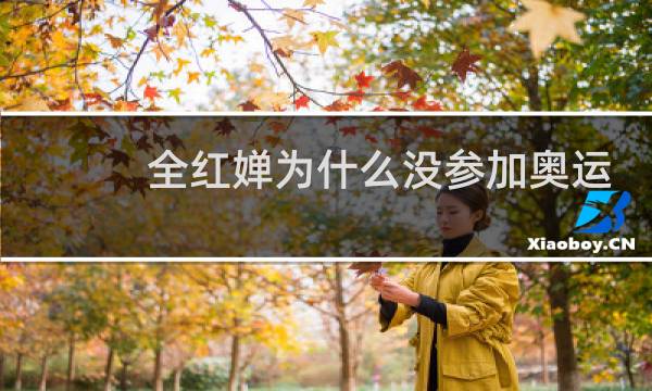 全红婵为什么没参加奥运图片