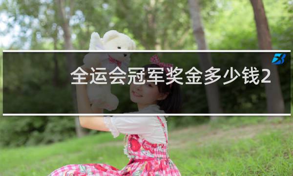 全运会冠军奖金多少钱2021图片
