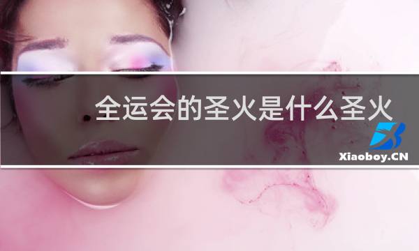 全运会的圣火是什么圣火图片