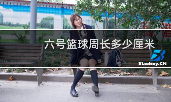 六号篮球周长多少厘米图片