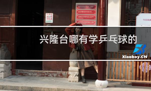 兴隆台哪有学乒乓球的图片
