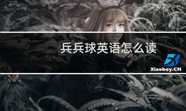 兵兵球英语怎么读图片