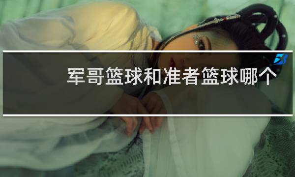 军哥篮球和准者篮球哪个好图片