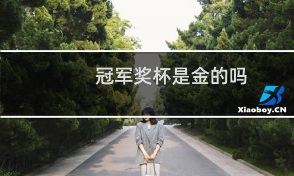 冠军奖杯是金的吗图片