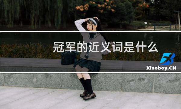 冠军的近义词是什么图片