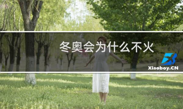 冬奥会为什么不火图片