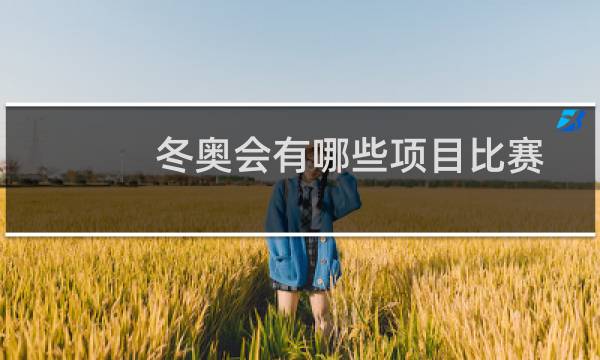 冬奥会有哪些项目比赛图片
