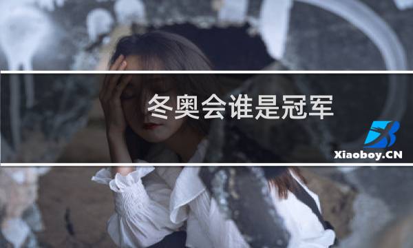 冬奥会谁是冠军图片
