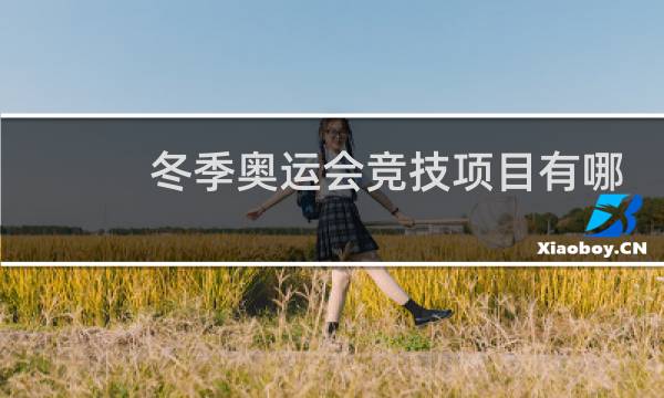 冬季奥运会竞技项目有哪些图片