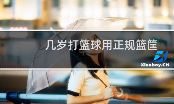 几岁打篮球用正规篮筐图片