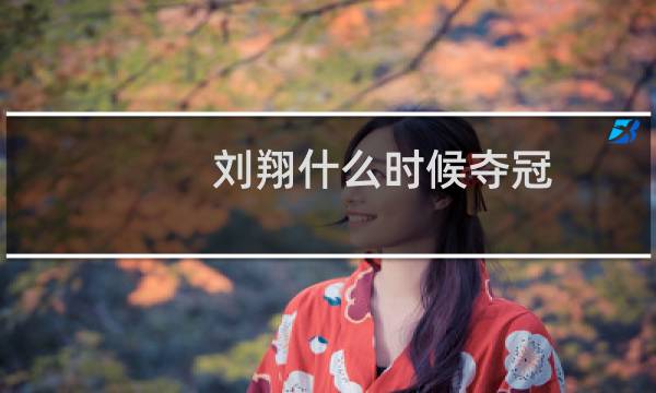 刘翔什么时候夺冠图片