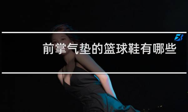 前掌气垫的篮球鞋有哪些图片