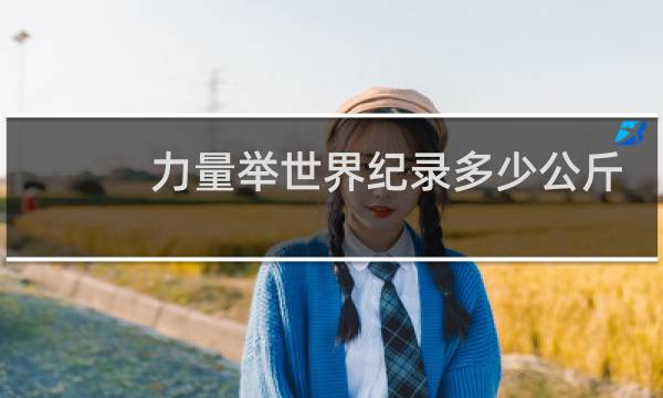 力量举世界纪录多少公斤图片