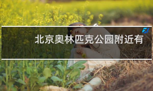 北京奥林匹克公园附近有什么小区图片