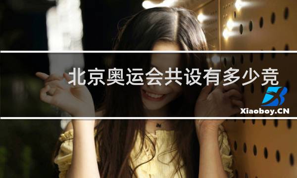 北京奥运会共设有多少竞赛大赛图片
