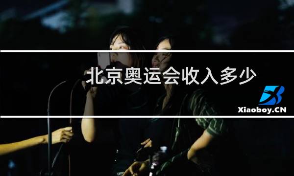 北京奥运会收入多少图片