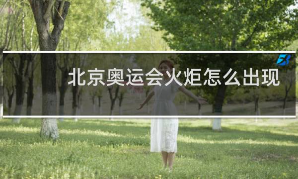 北京奥运会火炬怎么出现图片