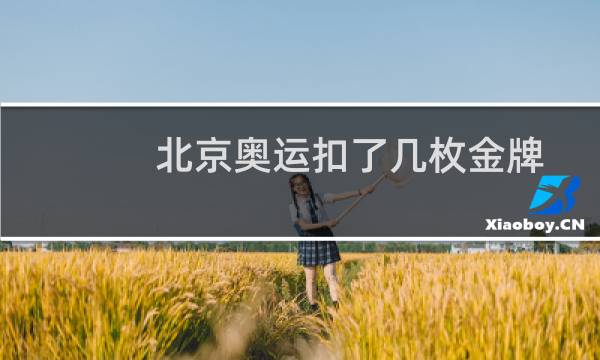 北京奥运扣了几枚金牌图片