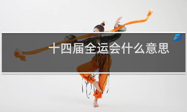 十四届全运会什么意思图片