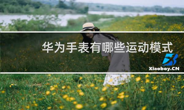 华为手表有哪些运动模式图片