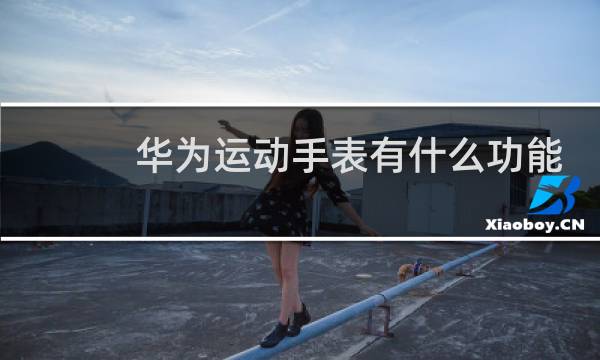 华为运动手表有什么功能图片