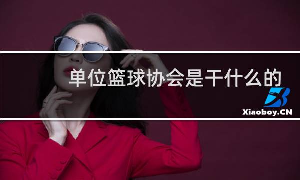 单位篮球协会是干什么的图片