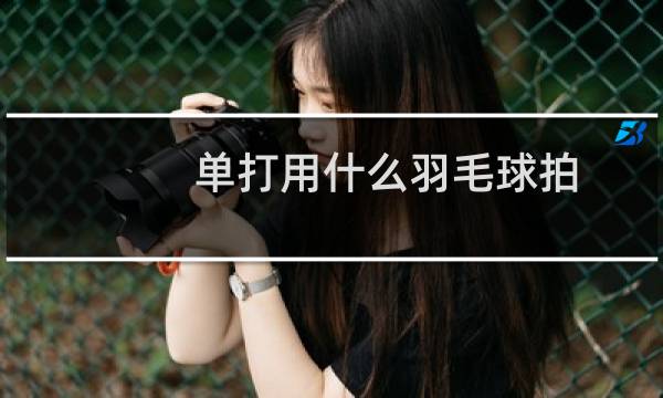 单打用什么羽毛球拍图片