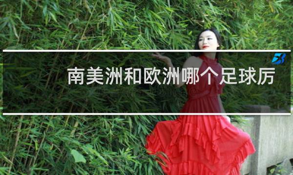 南美洲和欧洲哪个足球厉害图片