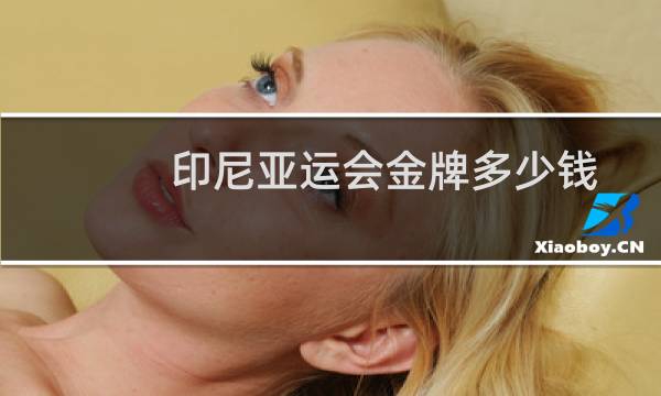 印尼亚运会金牌多少钱图片