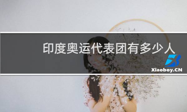 印度奥运代表团有多少人图片