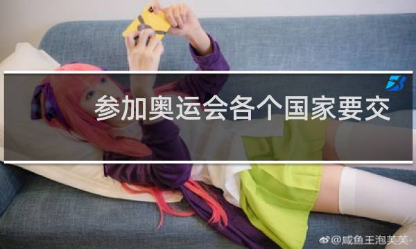 参加奥运会各个国家要交钱吗图片